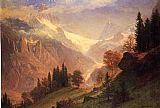 Albert Bierstadt View of the Grindelwald painting